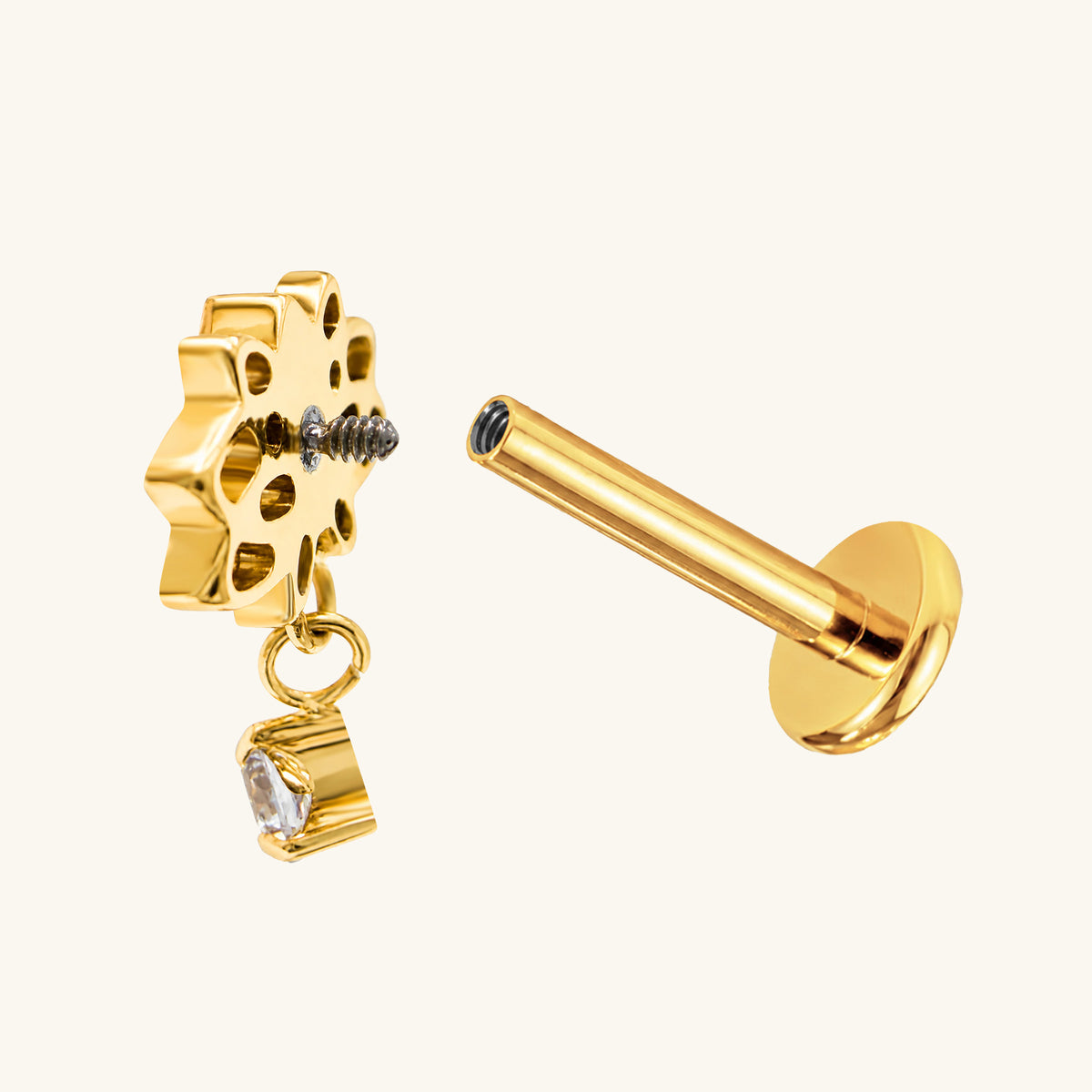 Titanium Cassia Stud