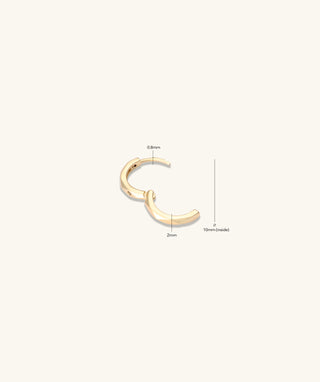 Geometric Rhombus Hoop - OumoJewelry