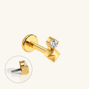 Titanium Kallia Stud - OumoJewelry