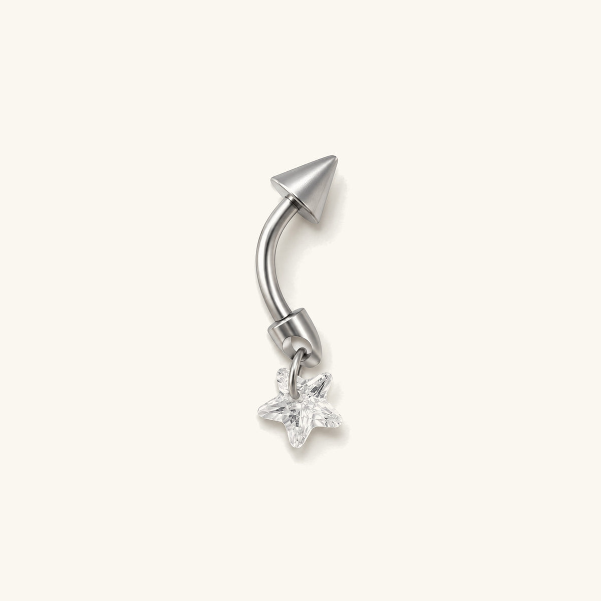 Titanium Star Drop Barbell