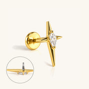 Titanium Junia Stud - OumoJewelry
