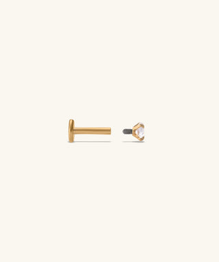 Internal Labret Flatback Stud - OumoJewelry