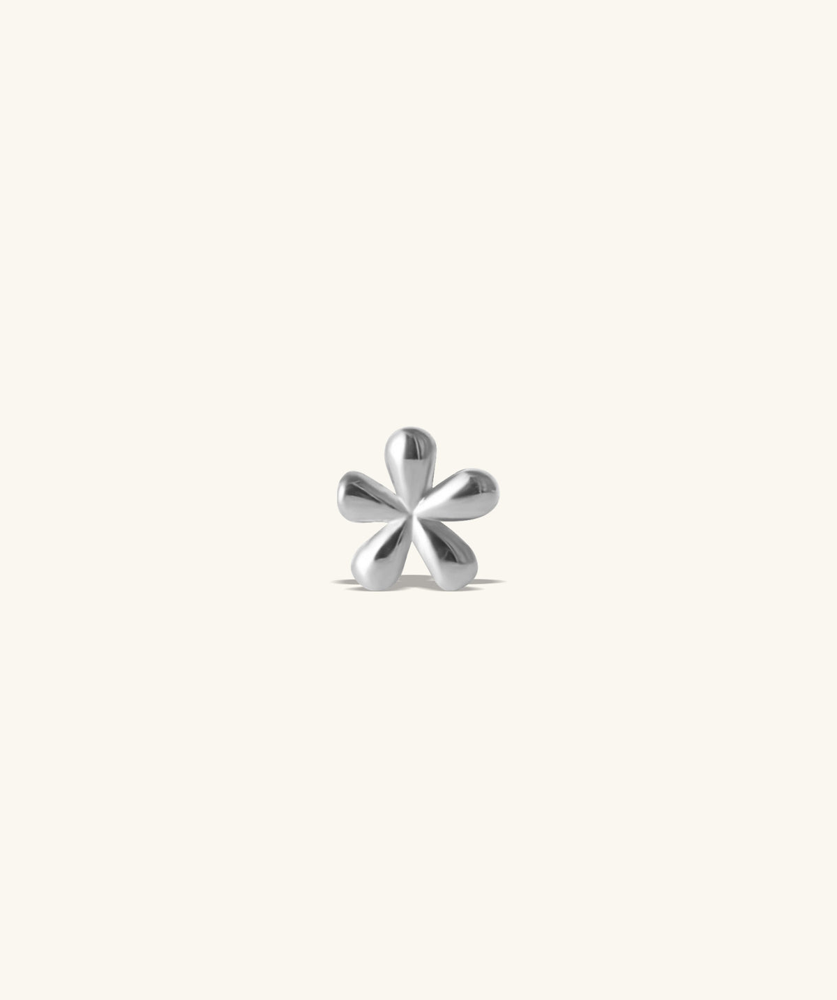 Dainty Flower Stud - Stainless Steel - Helix, Flat, Upper Lobe - Oumo Jewelry