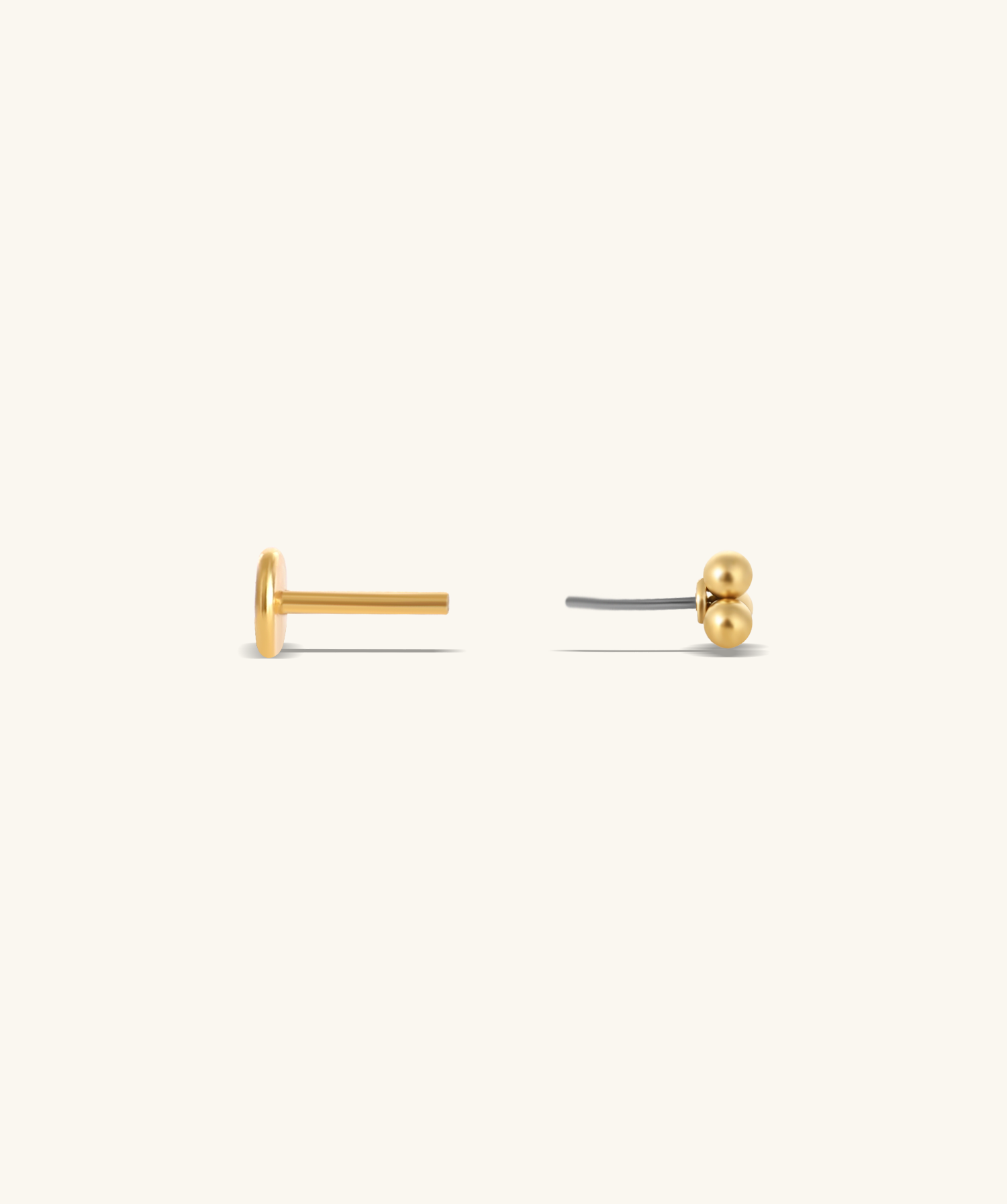 Trio Beads Stud - OumoJewelry