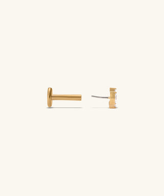 Titanium Trinity Marquise Stud - OumoJewelry