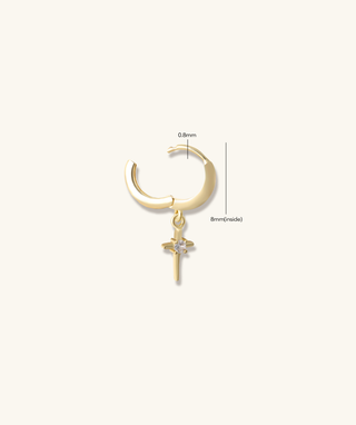Cross Drop - OumoJewelry