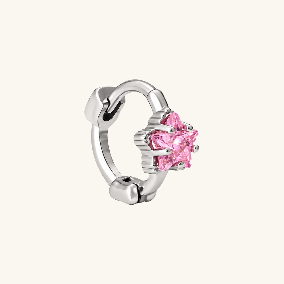Charming Star Helix Hoop