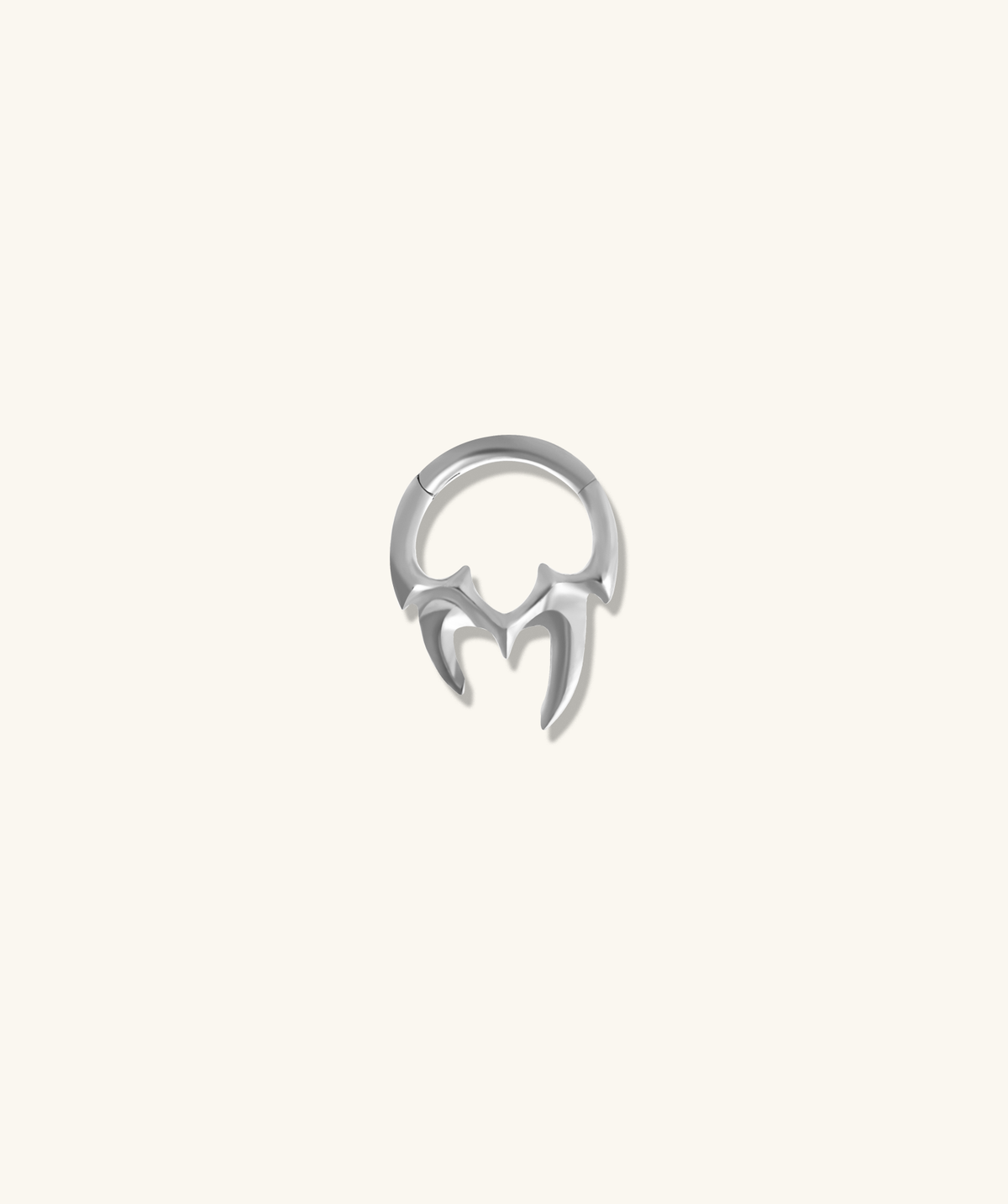 Claw Arc Clicker Hoop - Stainless Steel - Daith, Septum - Oumo Jewelry
