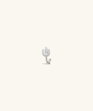 Titanium Mini Tulip Flatback Stud - OumoJewelry