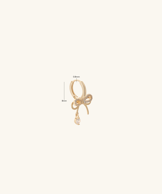 Sweet Bow Drop - OumoJewelry