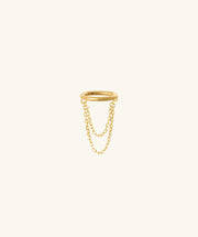 Chain Clicker Hoop - Stainless Steel - Helix, Conch - Oumo Jewelry