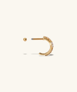 Exquisite Huggie Stud - OumoJewelry