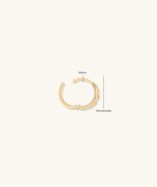 Special Star Hoop - OumoJewelry