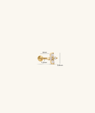 Cross Stud - OumoJewelry