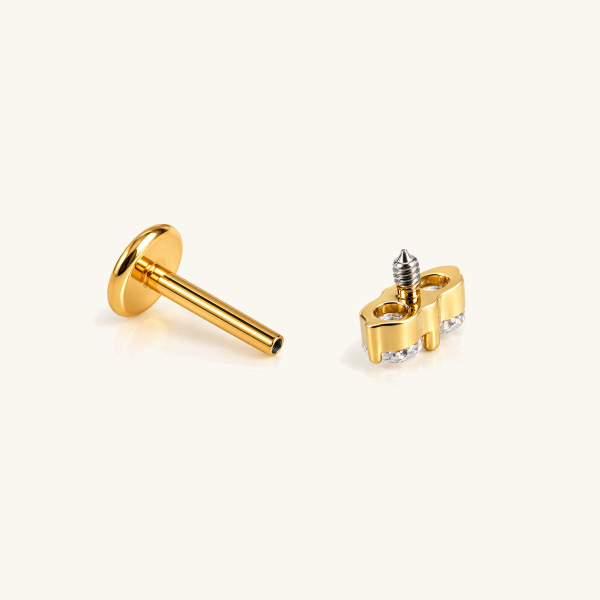 Titanium Isela Stud - OumoJewelry