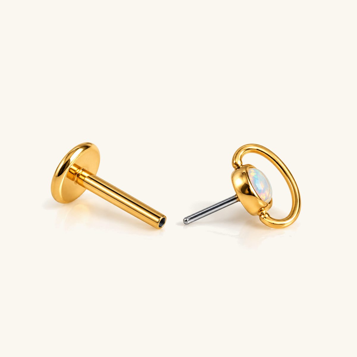 Titanium Inara Threadless Stud - OumoJewelry