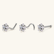 Titanium Star Nose Stud Set
