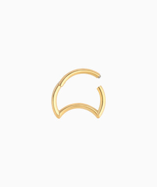 Crescent Clicker Hoop - OumoJewelry