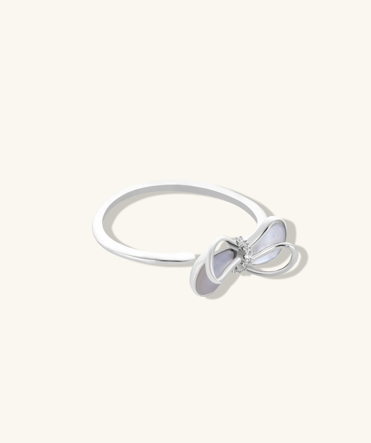 Silverbow Ring - Brass - Oumo Jewelry