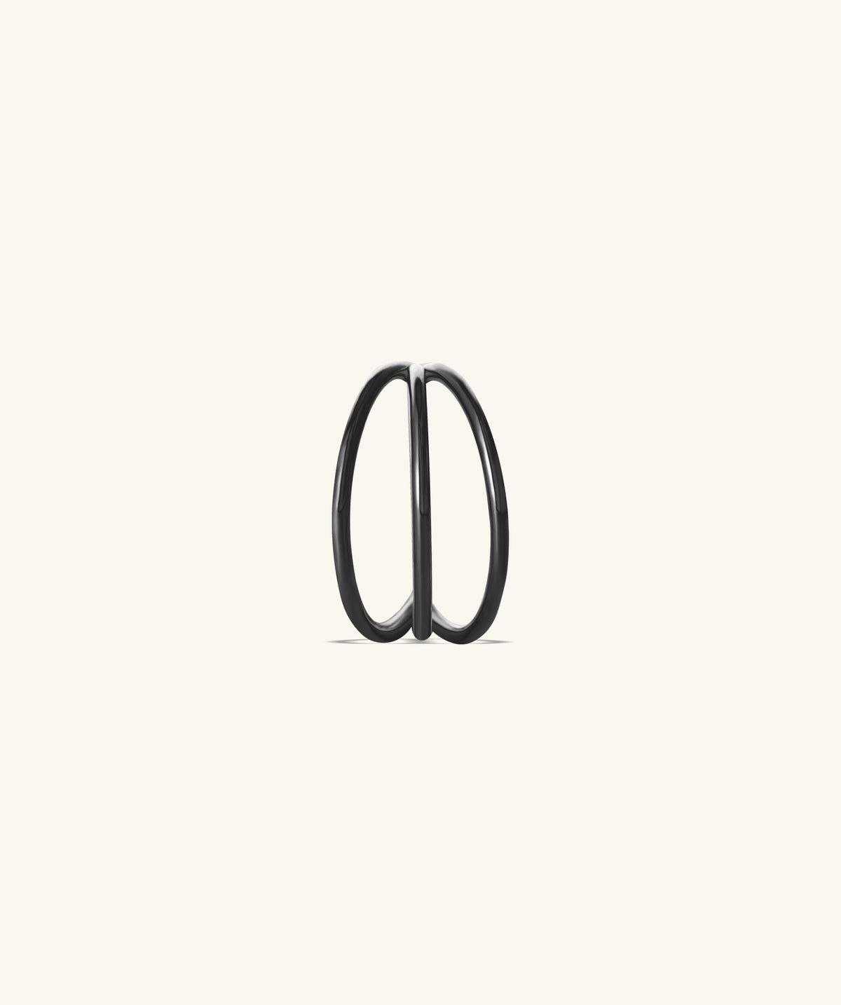 Three Layers Clicker Hoop - Stainless Steel - Lobe, Upper Lobe, Conch - Oumo Jewelry