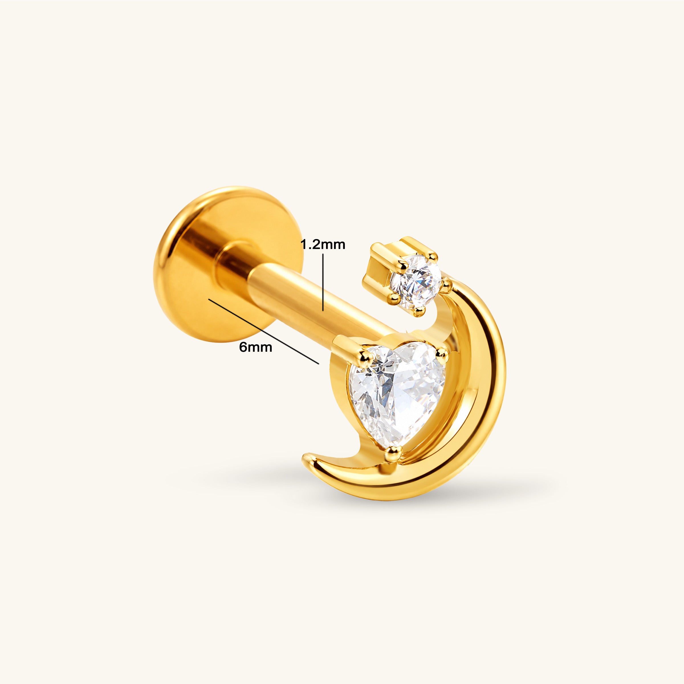 Titanium Neria Stud