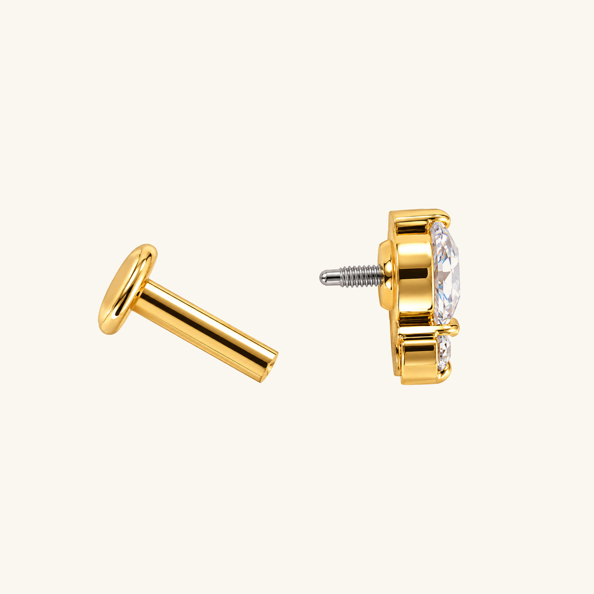 Titanium Keira Stud - OumoJewelry