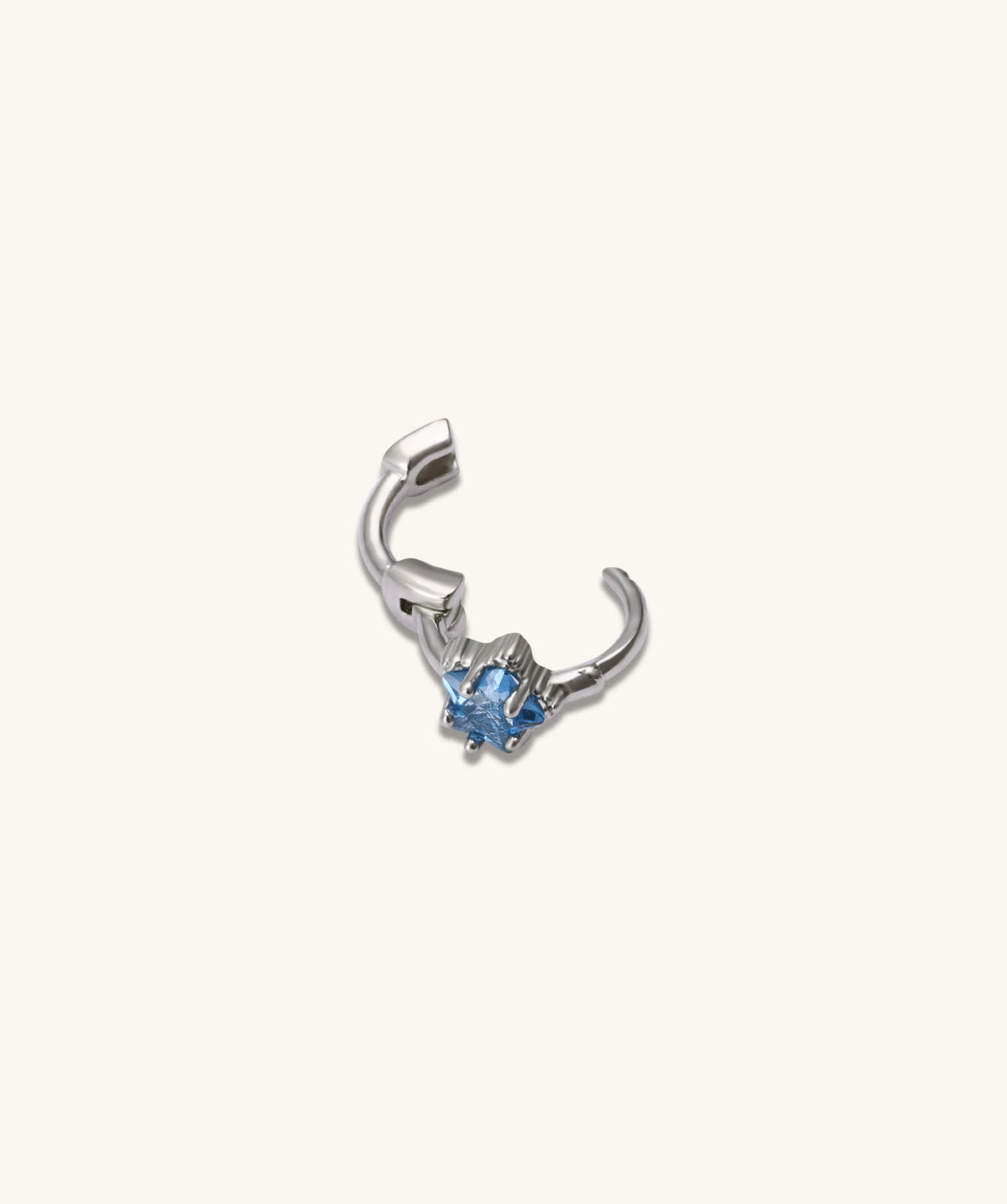 Charming Star Helix Hoop - Brass - Upper Lobe, Helix - Oumo Jewelry