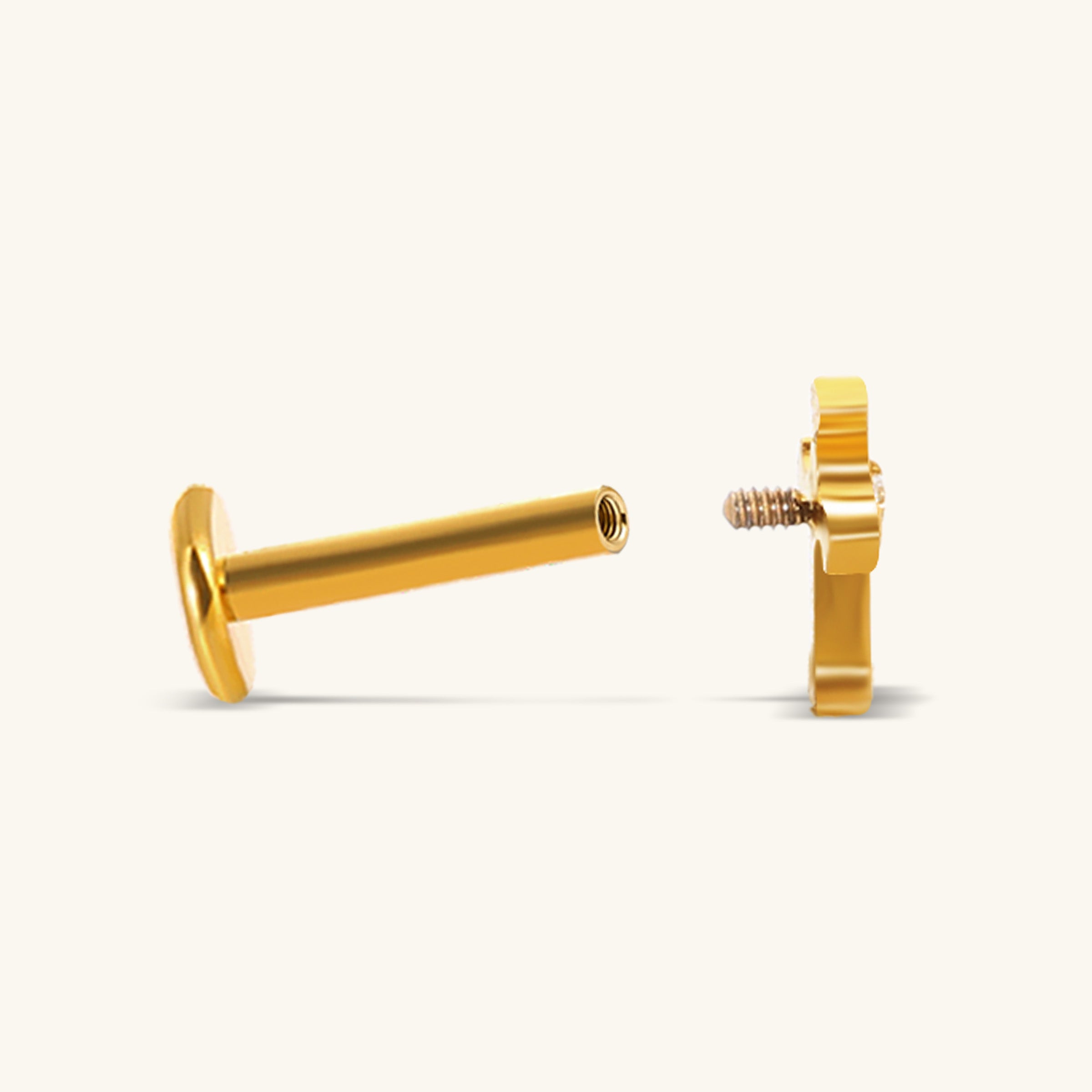 Titanium Cross Stud