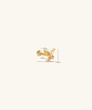 Sweet Butterfly Stud