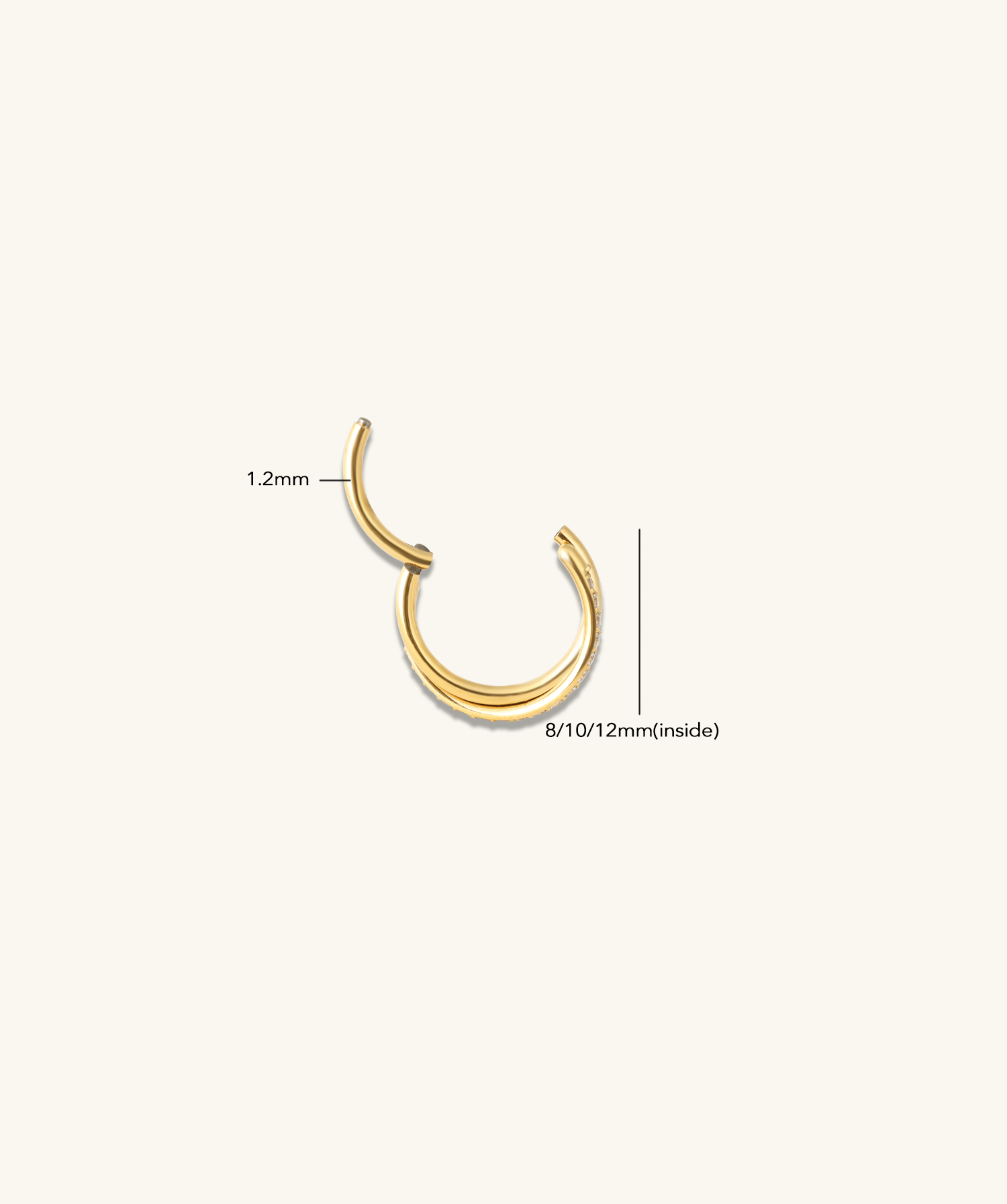 Crisscross Clicker - OumoJewelry