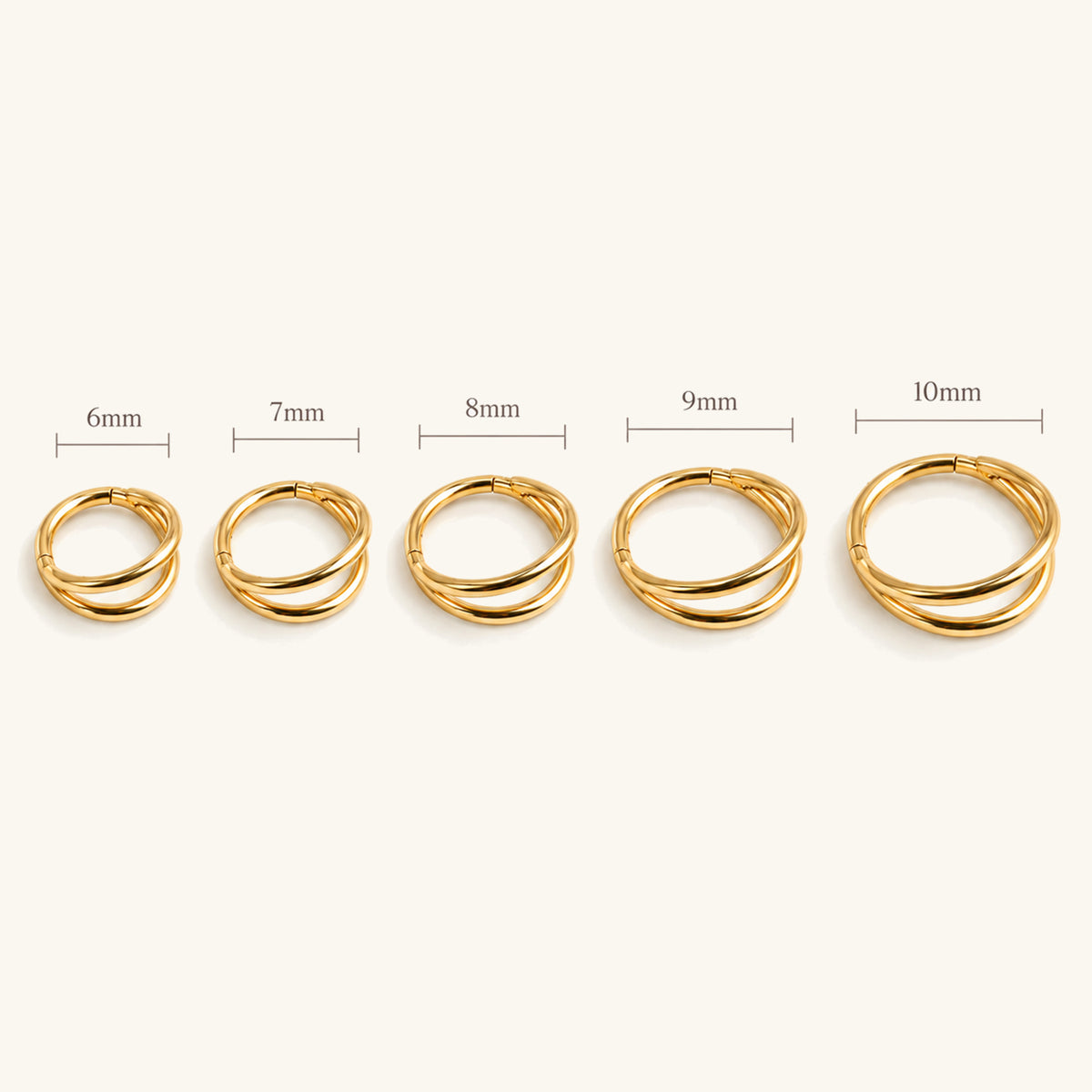 Titanium Faye Clicker Hoop