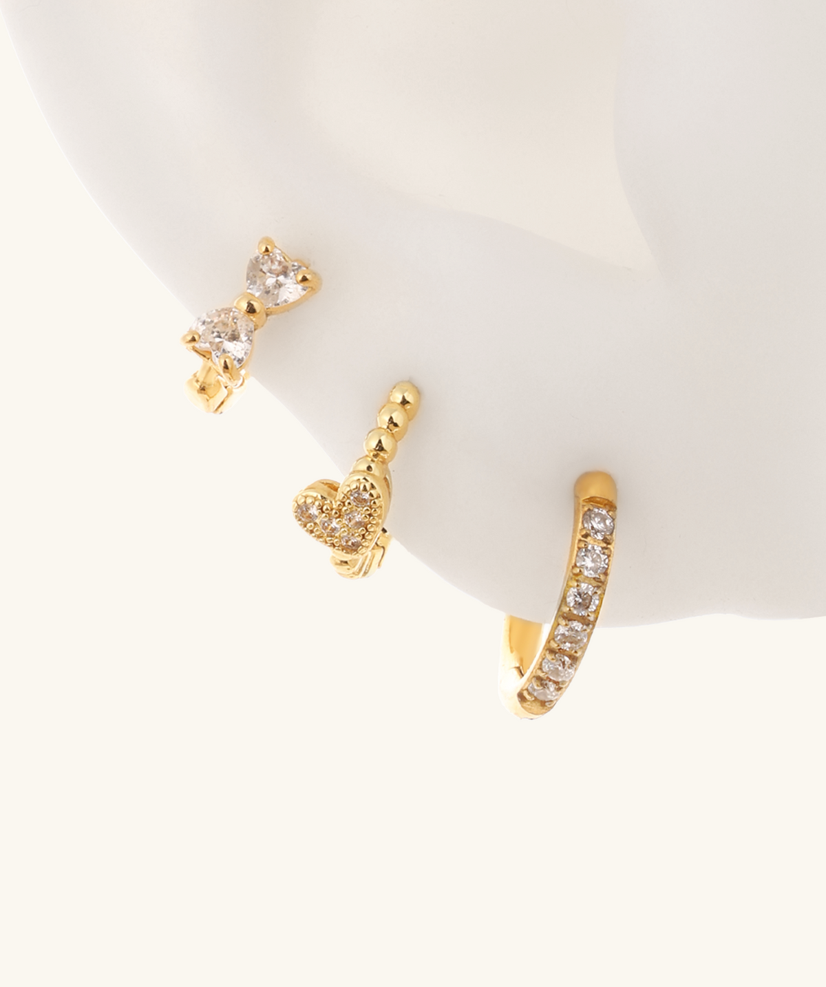 Dazzling Grace Set - Brass - Oumo Jewelry