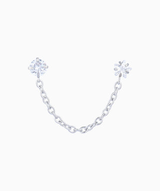 Sparkling Star Chain Earring - OumoJewelry