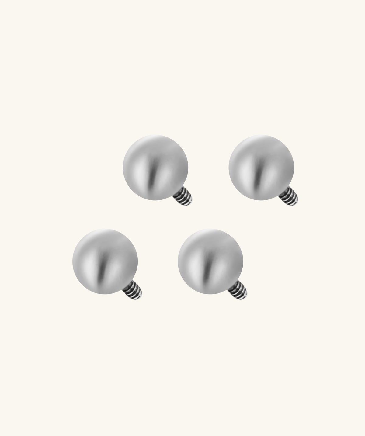 Screw Ball Backing (Internal Thread) - Oumo Jewelry