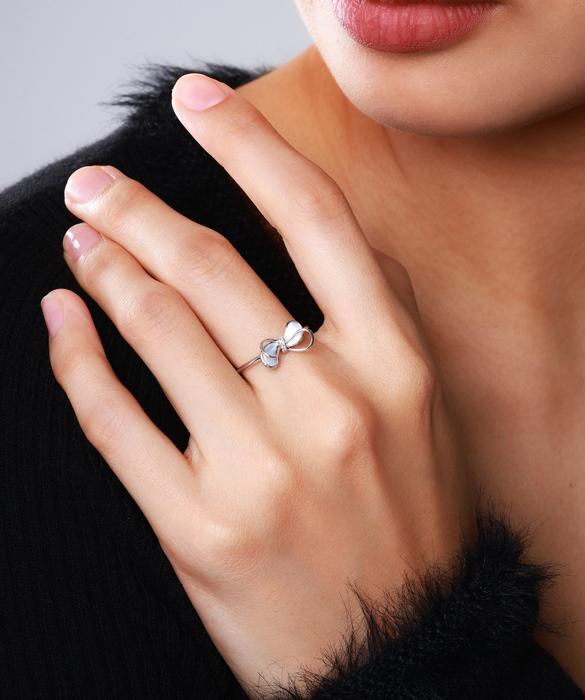 Silverbow Ring - Brass - Oumo Jewelry