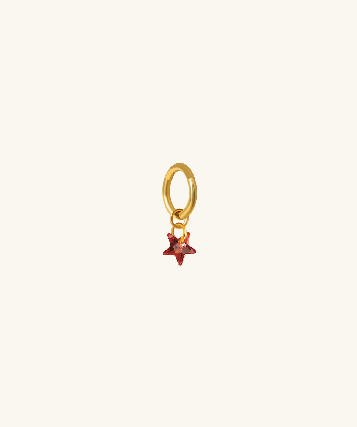 Liora Star Clicker - Stainless Steel - Lobe, Upper Lobe, Helix - Oumo Jewelry