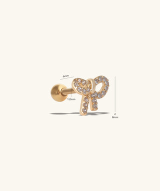 Playful Bow Stud - OumoJewelry