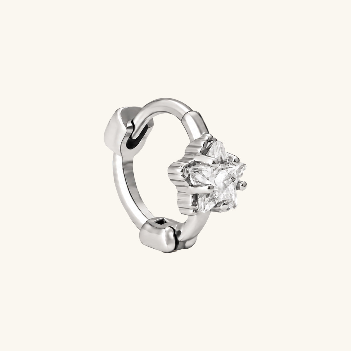 Charming Star Helix Hoop