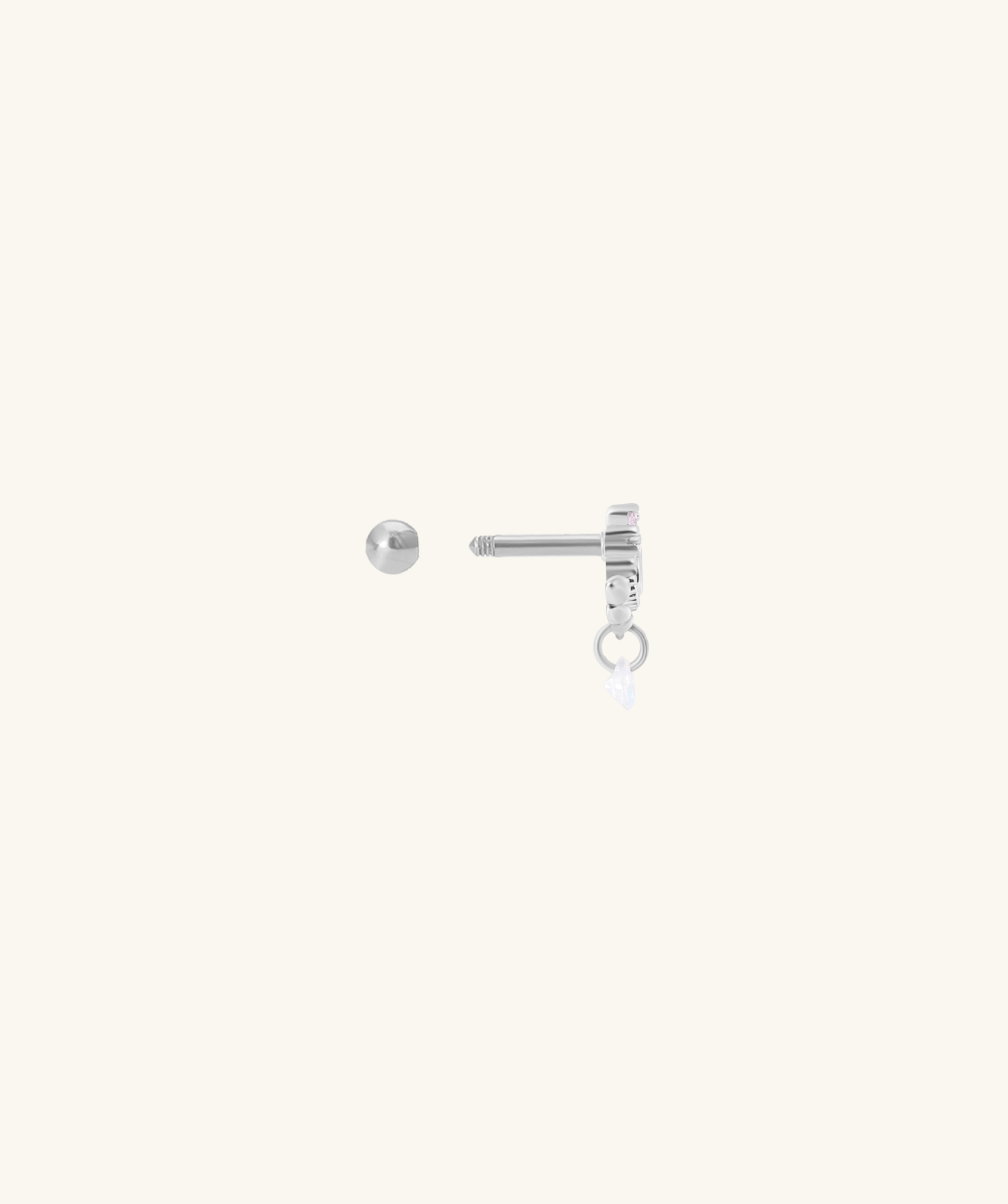 Wings of Love Stud - OumoJewelry