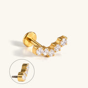 Titanium Jalia Stud - OumoJewelry