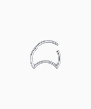 Crescent Clicker Hoop - OumoJewelry