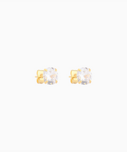 Basic Gem Studs - Stainless Steel - Oumo Jewelry