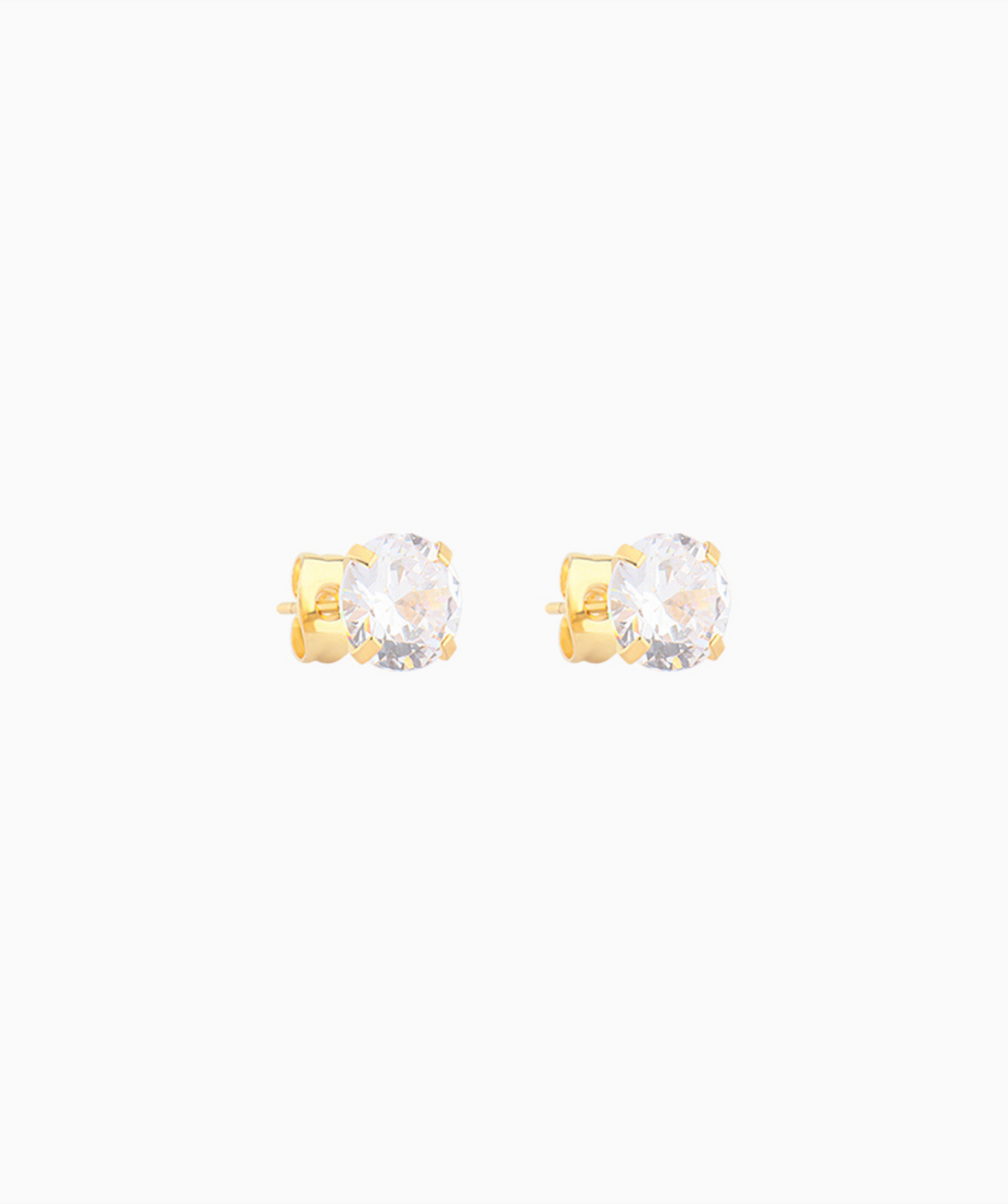 Basic Gem Studs - Stainless Steel - Oumo Jewelry