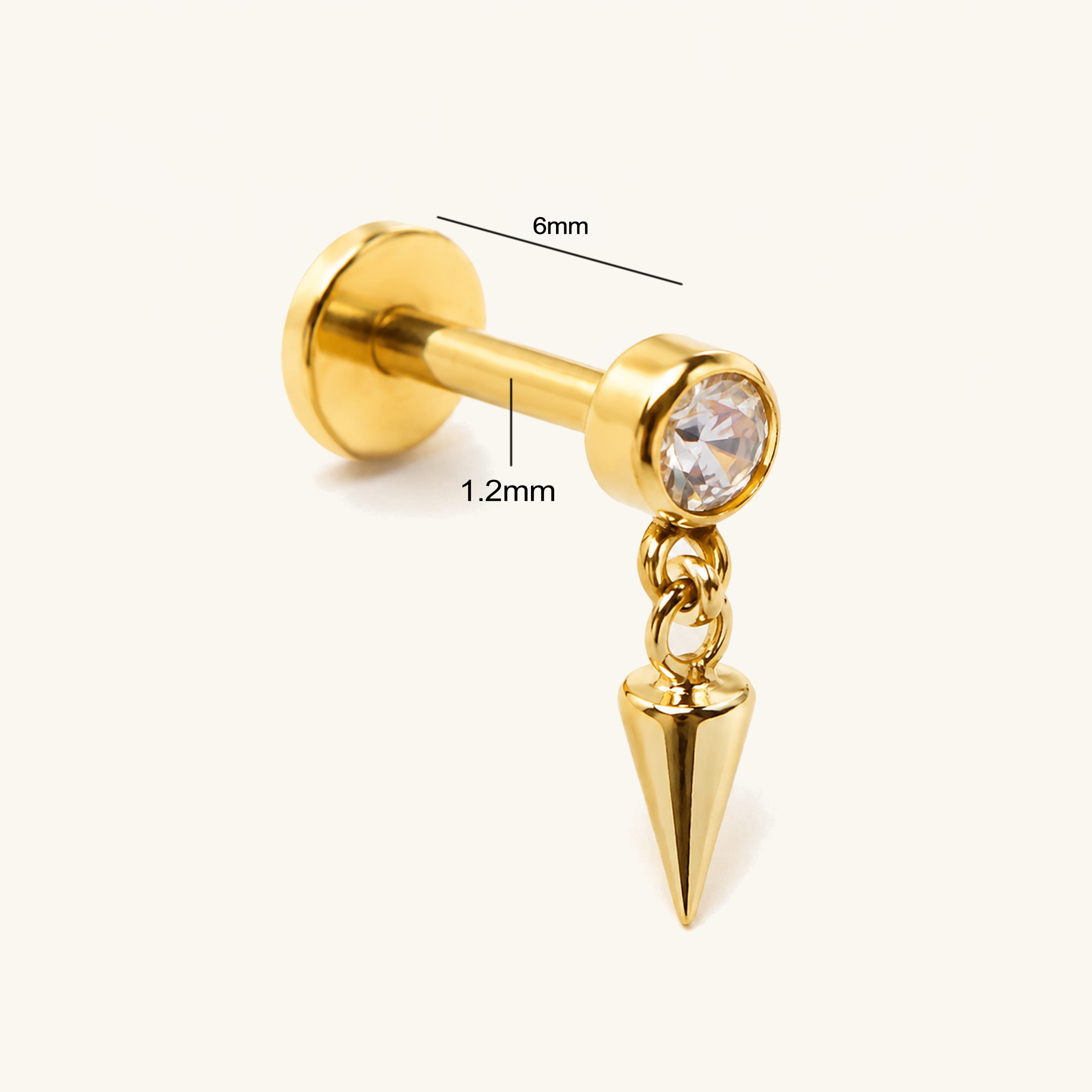 Titanium Tessa Stud