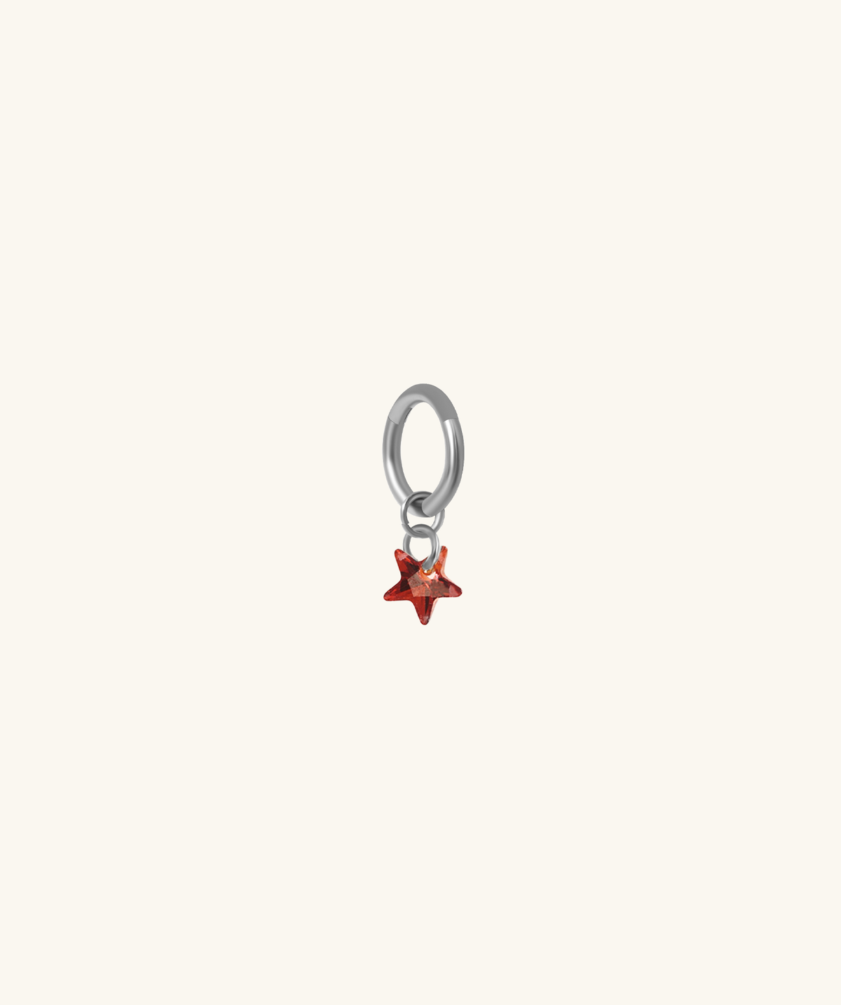 Liora Star Clicker - Stainless Steel - Lobe, Upper Lobe, Helix - Oumo Jewelry