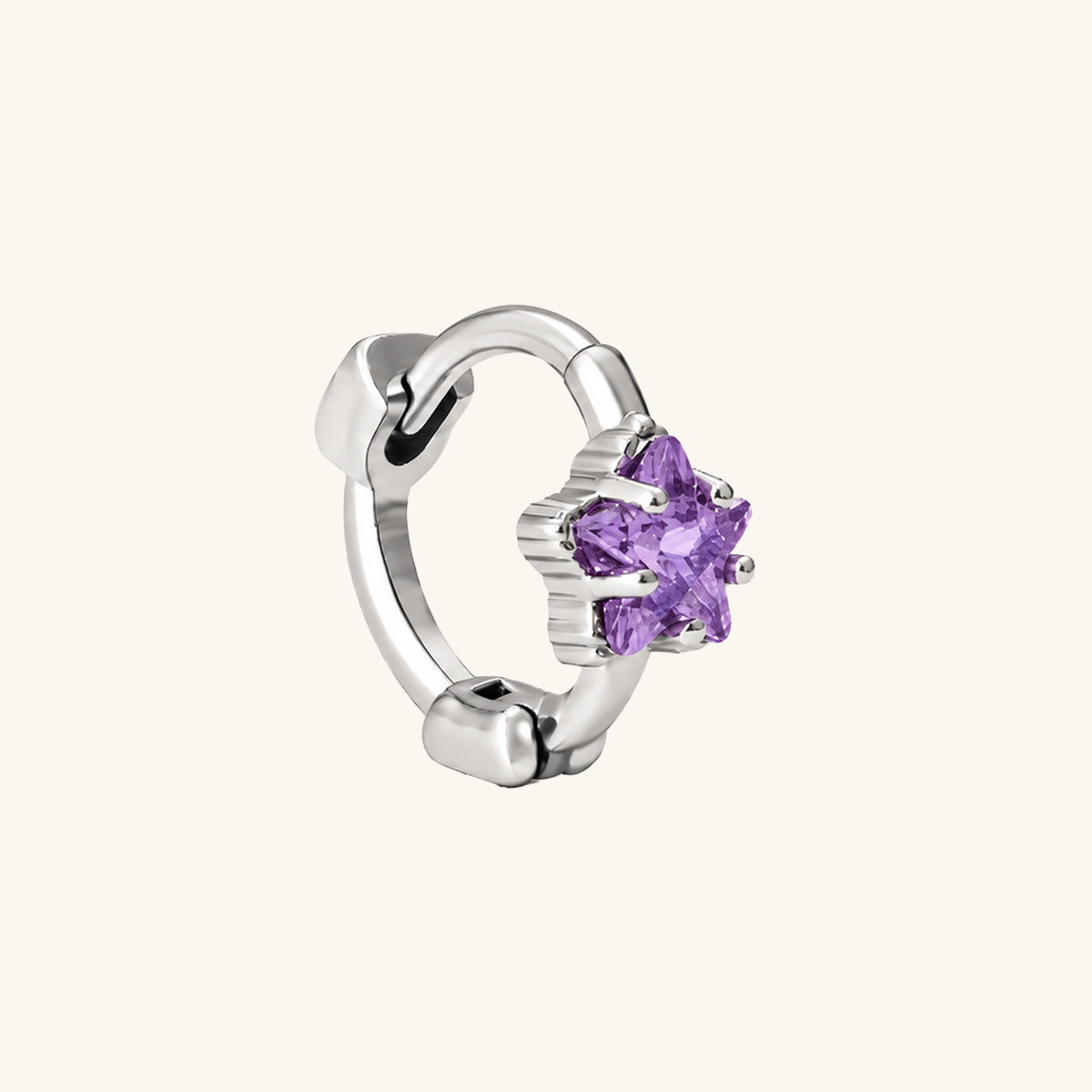 Charming Star Helix Hoop