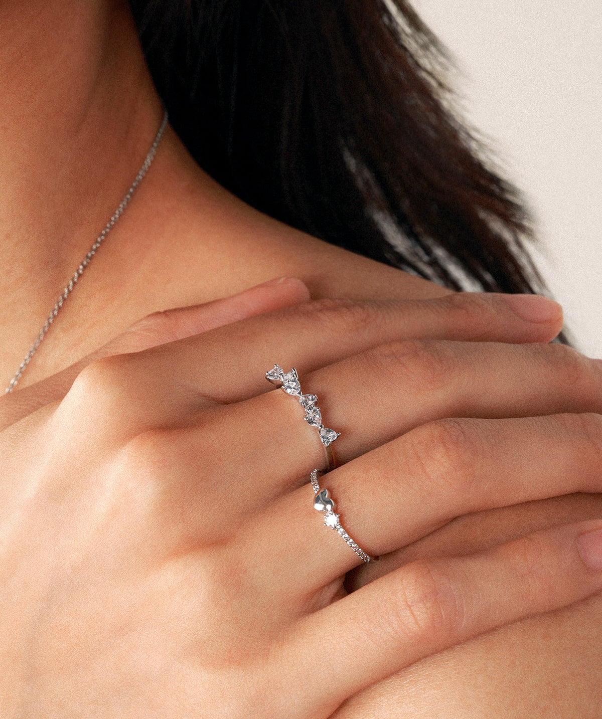 Sparkle Bow Ring - Brass - Oumo Jewelry