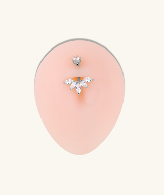 Marquise Petal Belly Ring - OumoJewelry