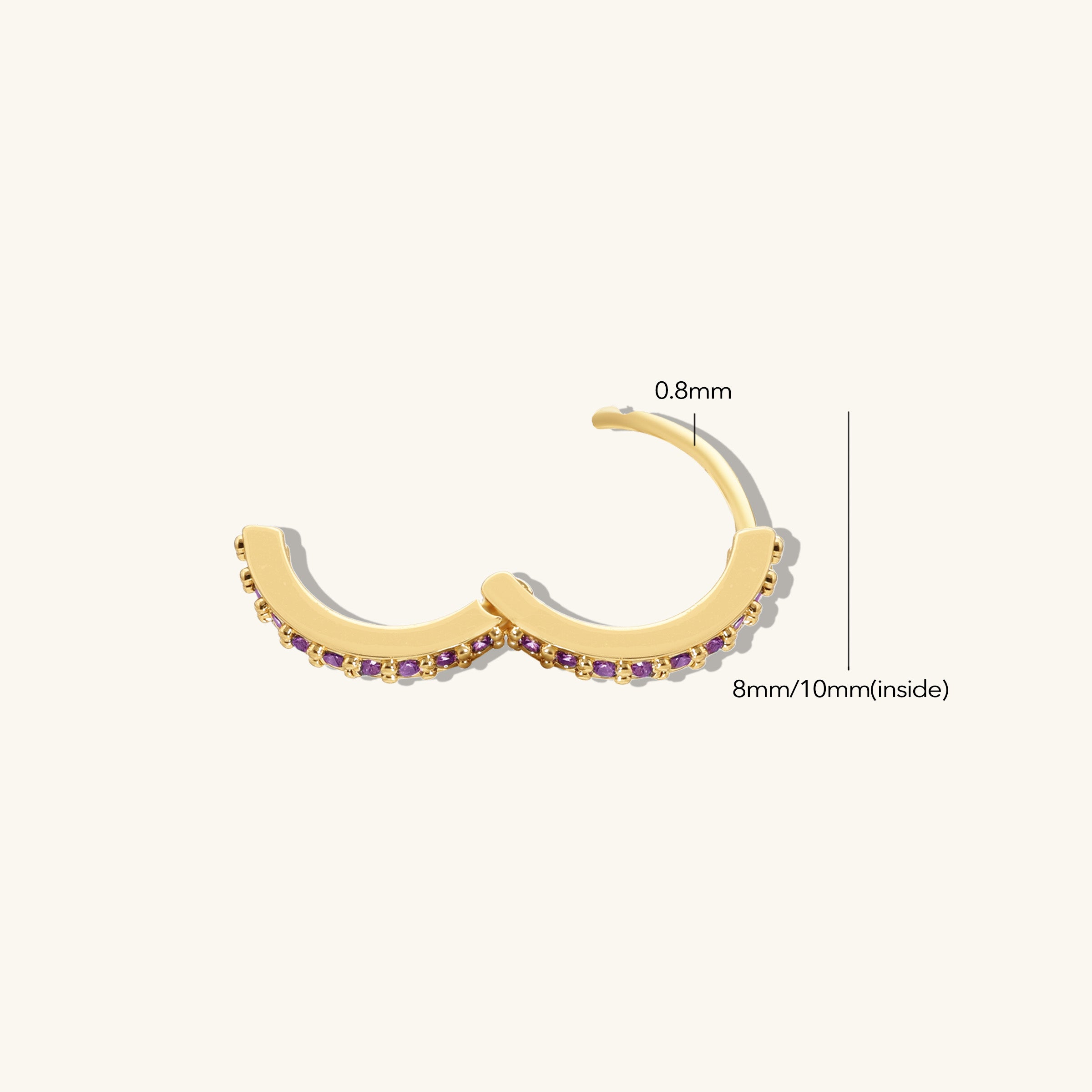 Auria Hoop - OumoJewelry