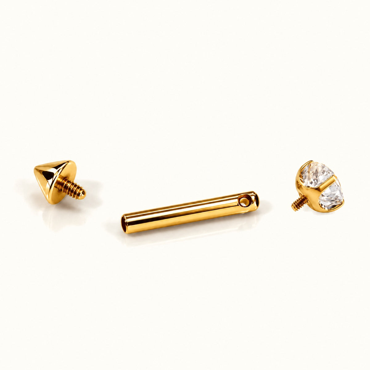Titanium Leda Vertical Helix - OumoJewelry